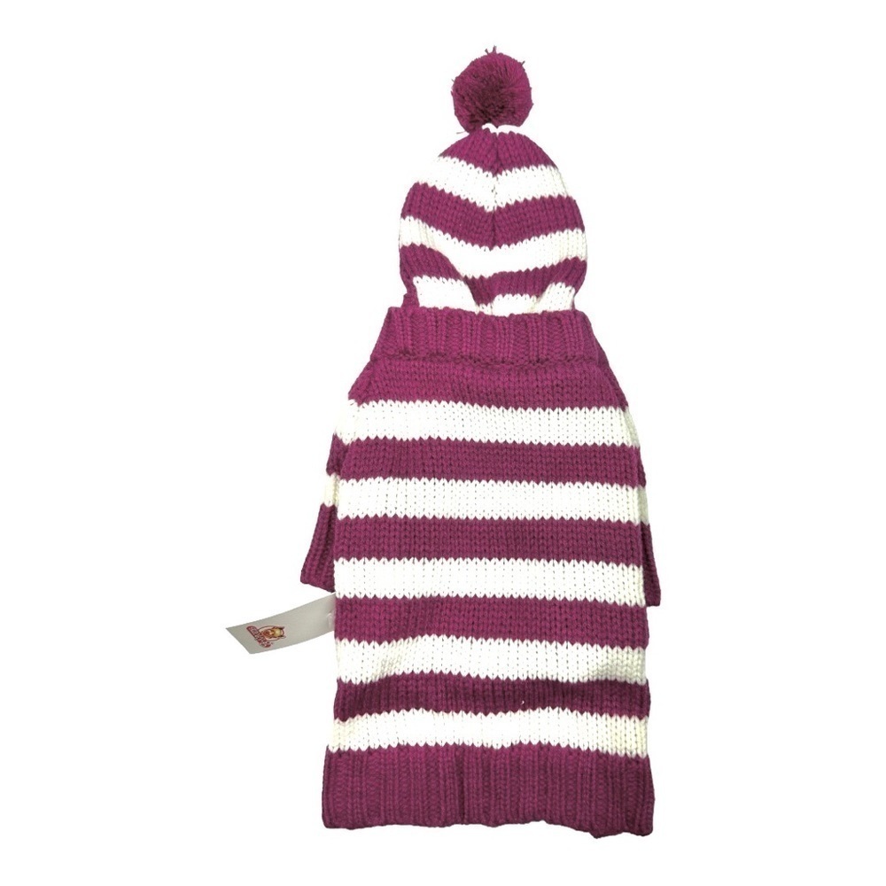 Stinky G Hooded Striped Sweater Size S